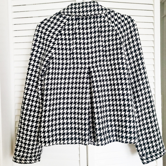 Grace Elements Houndstooth Wool Blend Jacket - Picture 3 of 3